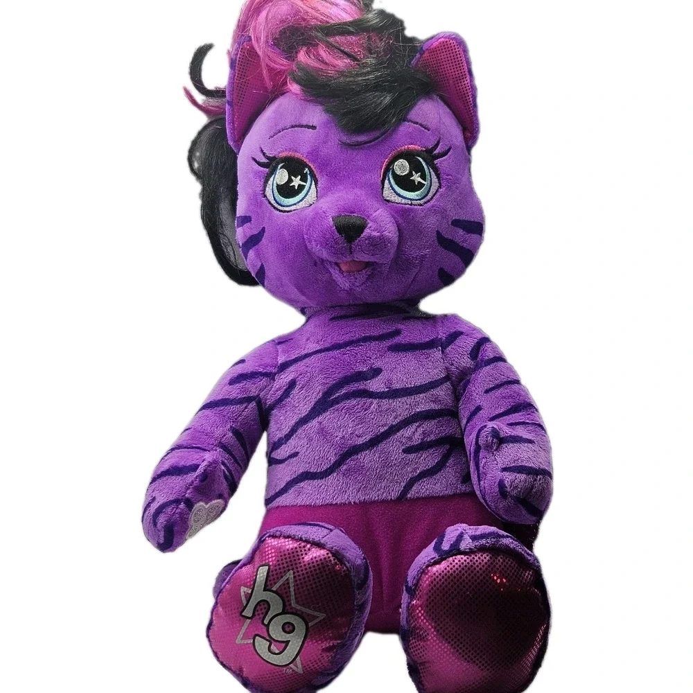 Build A Bear BAB Honey Girls Teegan Tiger Plush Purple Stuffed Animal Approx 20